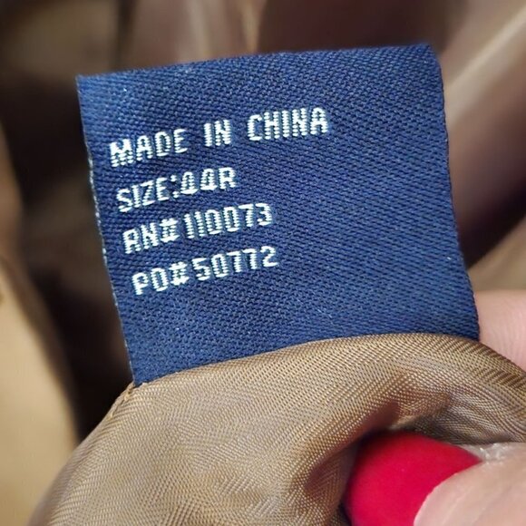 New England Collection Camel Faux Suede Sport Coat Size 44R - Picture 4 of 5